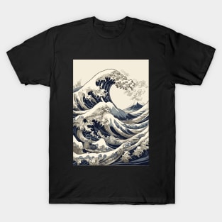 Vintage The wave of kanagawa T-Shirt